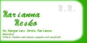 marianna mesko business card